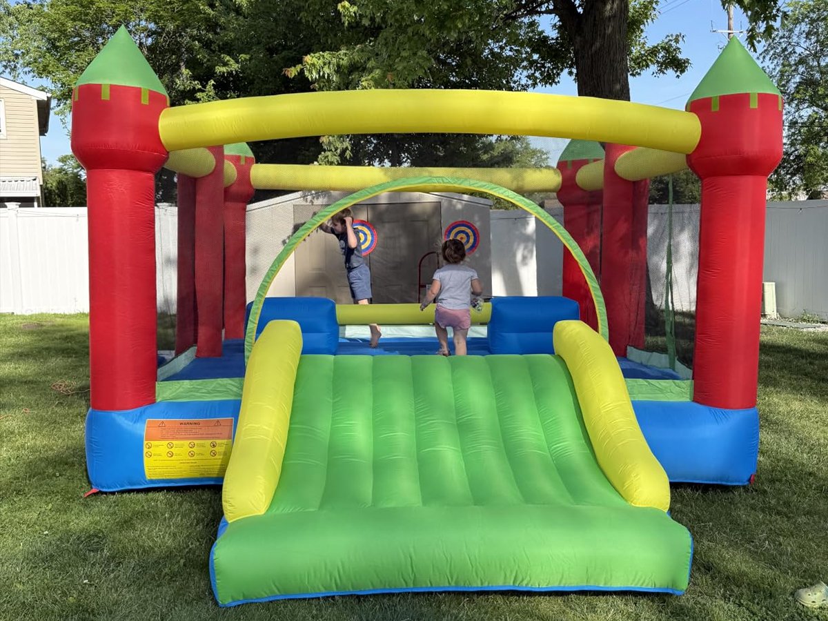 kids slide house